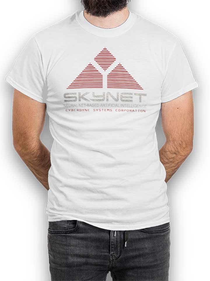 Skynet Cyberdyne Systems Corporation T-Shirt white L