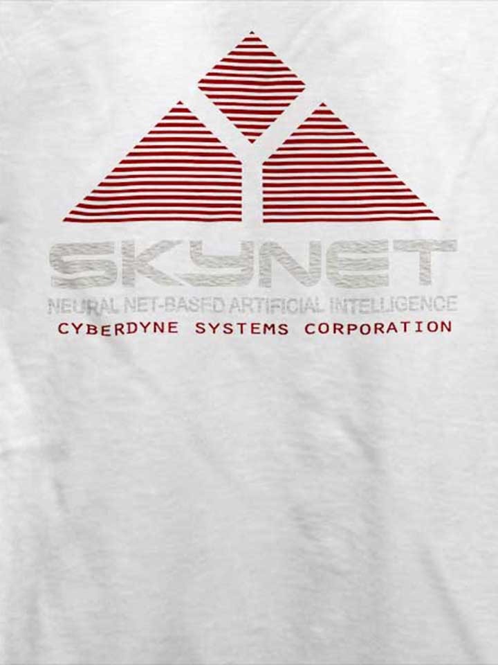 skynet-cyberdyne-systems-corporation-t-shirt weiss 4