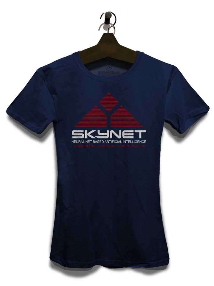 skynet-damen-t-shirt dunkelblau 3