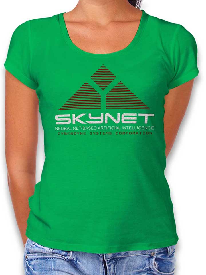 Skynet Womens T-Shirt green L