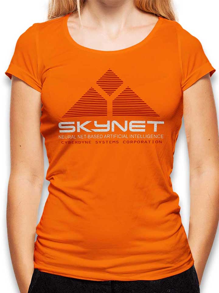 skynet-damen-t-shirt orange 1