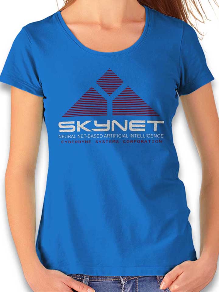 Skynet Womens T-Shirt royal-blue L