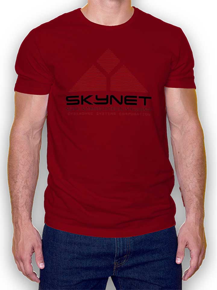 Skynet T-Shirt bordeaux L