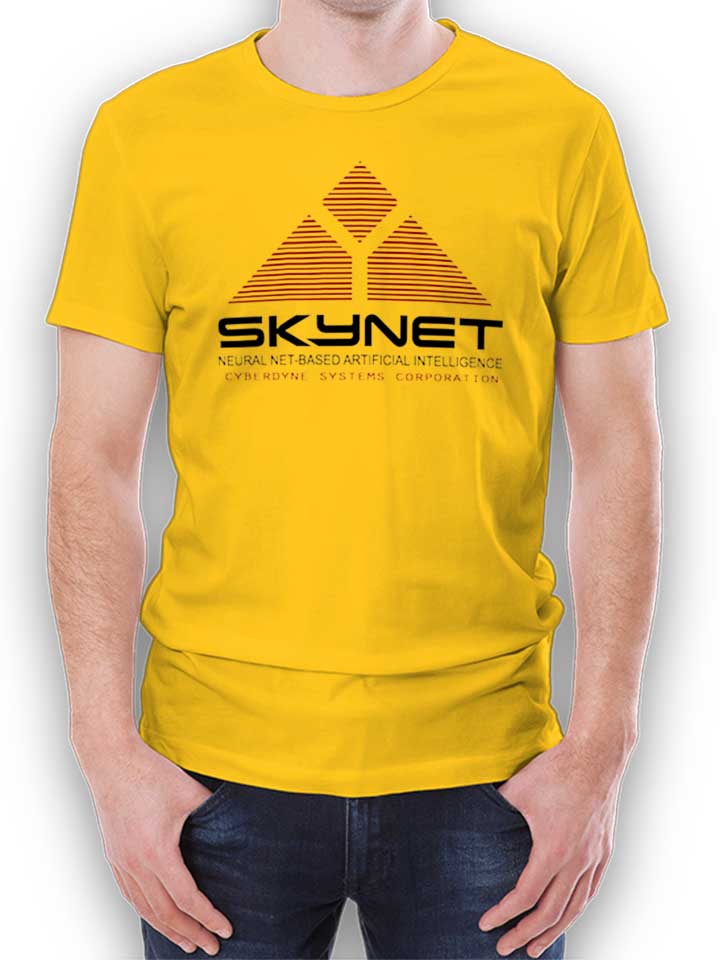Skynet Camiseta amarillo L