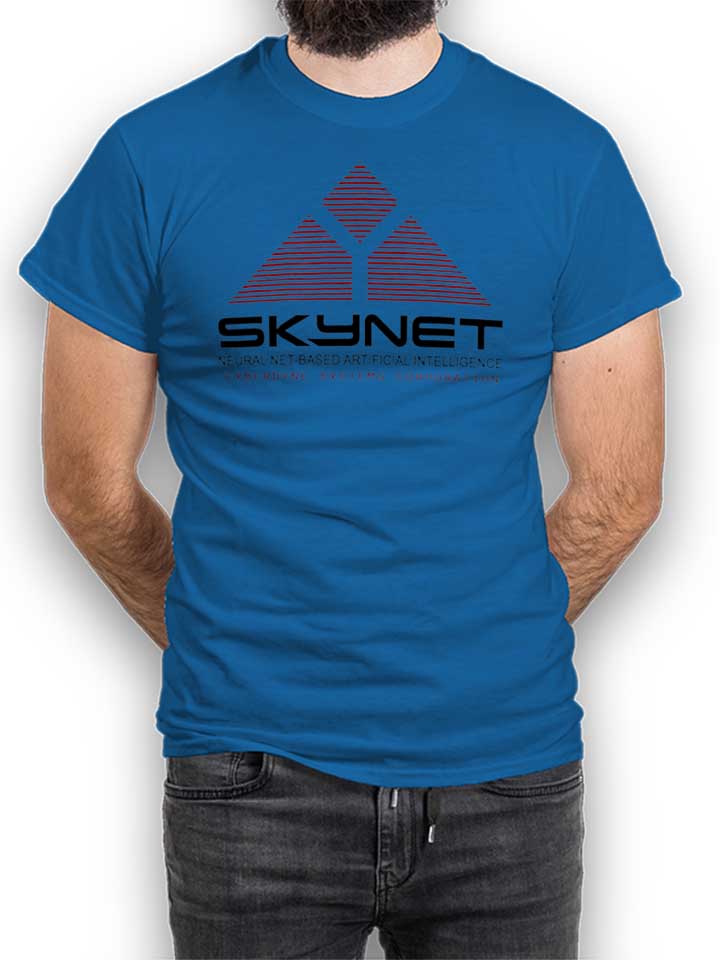 Skynet T-Shirt bleu-roi L