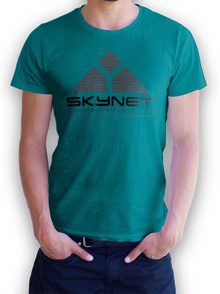 Skynet T-Shirt turquoise L