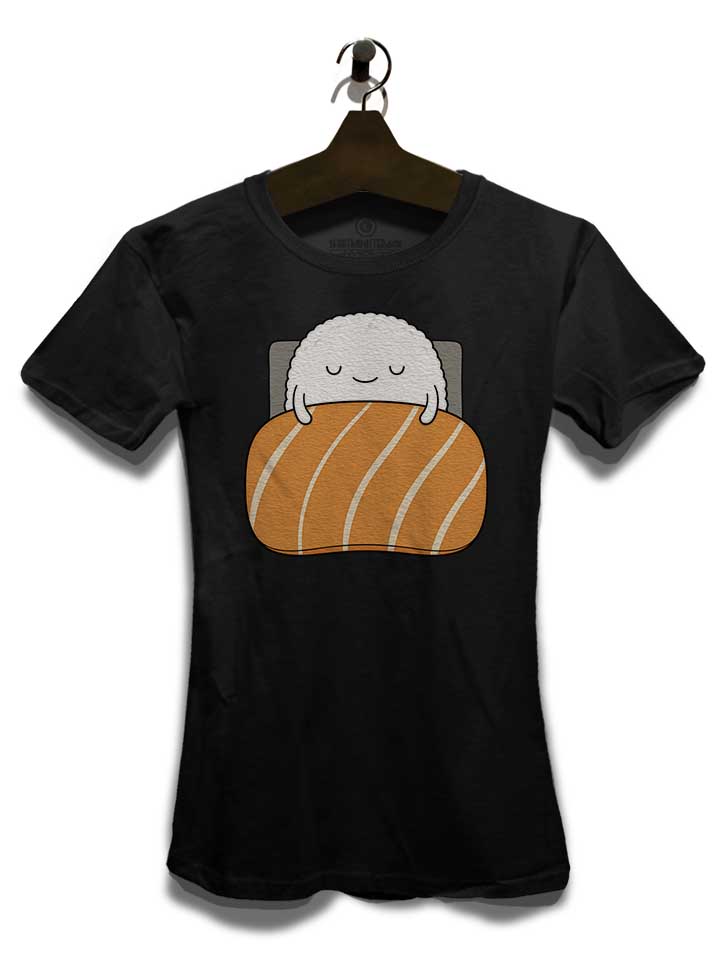sleepy-sushi-02-damen-t-shirt schwarz 3