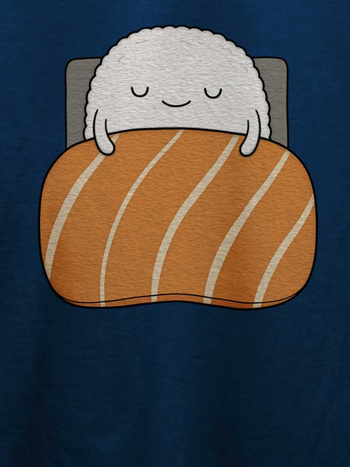 sleepy-sushi-02-t-shirt dunkelblau 4
