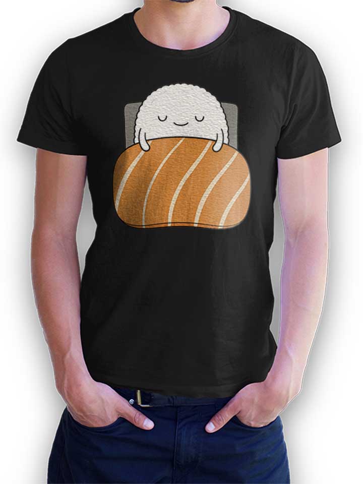 Sleepy Sushi 02 T-Shirt schwarz L