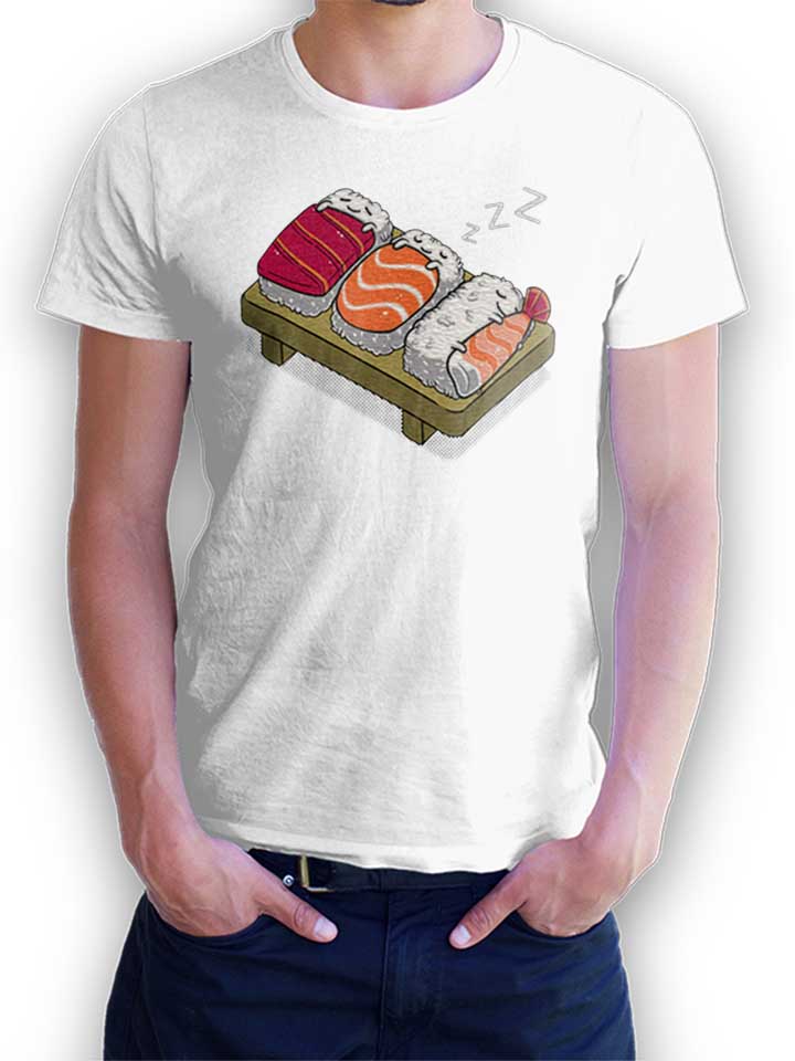 sleepy-sushi-t-shirt weiss 1