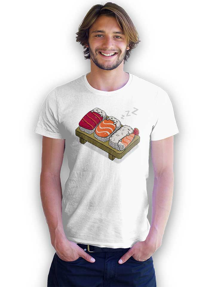 sleepy-sushi-t-shirt weiss 2