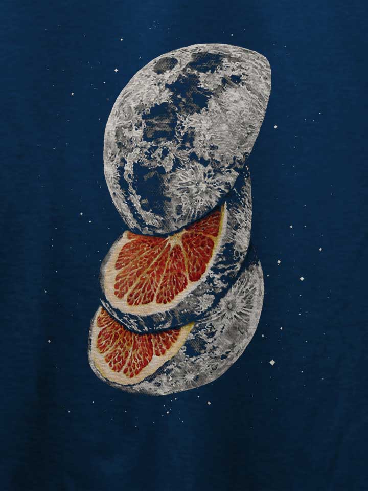 sliced-orange-moon-fruit-t-shirt dunkelblau 4