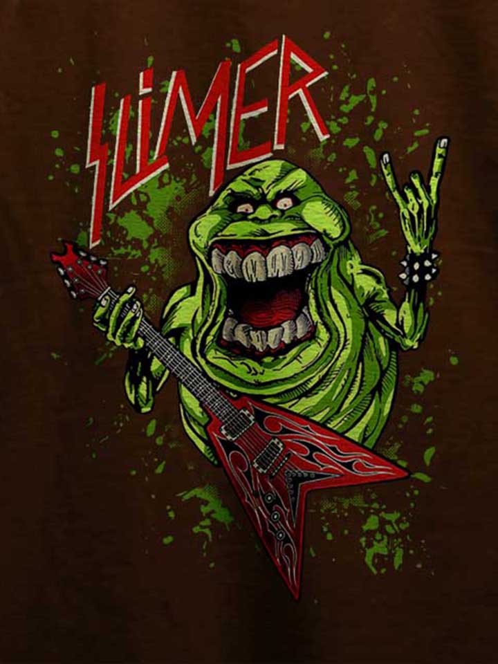 slimer-rock-n-roll-t-shirt braun 4