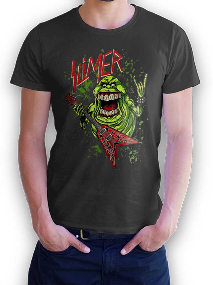 slimer-rock-n-roll-t-shirt dunkelgrau 1