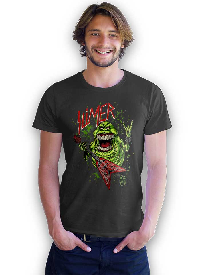 slimer-rock-n-roll-t-shirt dunkelgrau 2