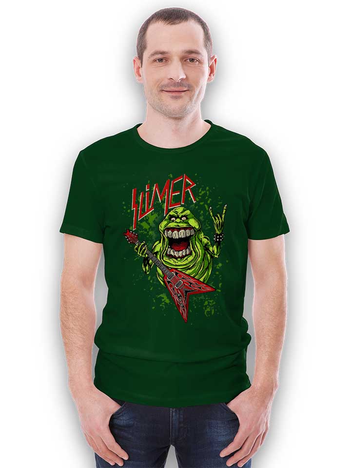 slimer-rock-n-roll-t-shirt dunkelgruen 2