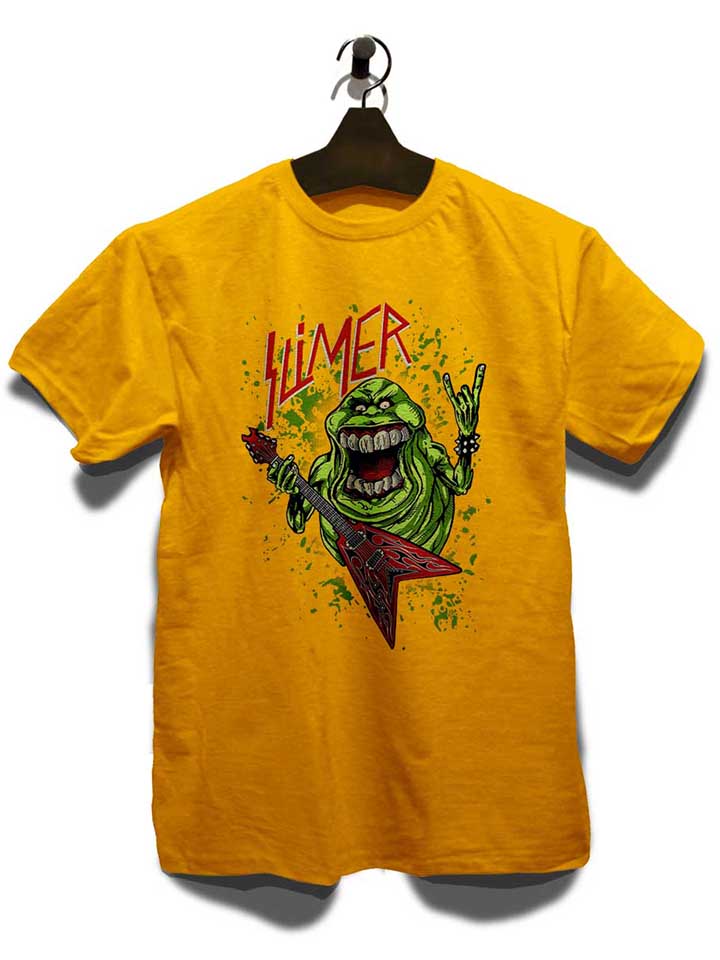 slimer-rock-n-roll-t-shirt gelb 3