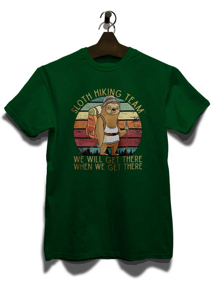 sloth-hiking-team-t-shirt dunkelgruen 3