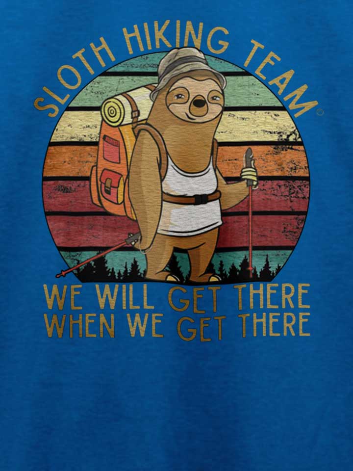 sloth-hiking-team-t-shirt royal 4