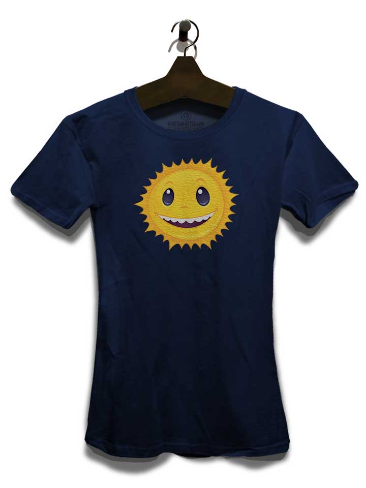 smiley-sun-damen-t-shirt dunkelblau 3