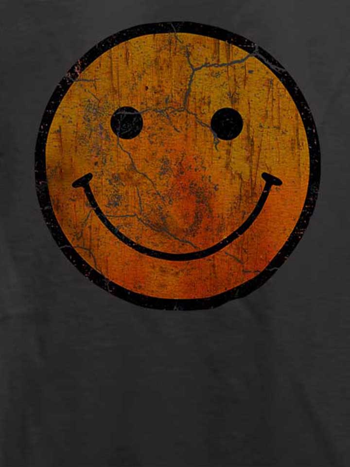 smiley-vintage-t-shirt dunkelgrau 4