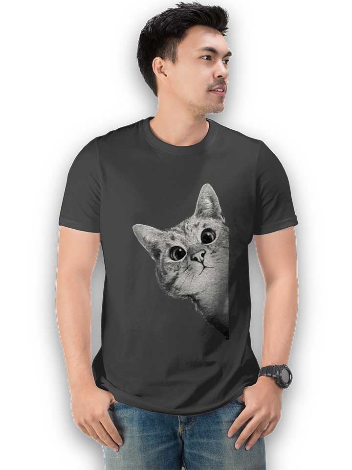 sneaky-cat-t-shirt dunkelgrau 2