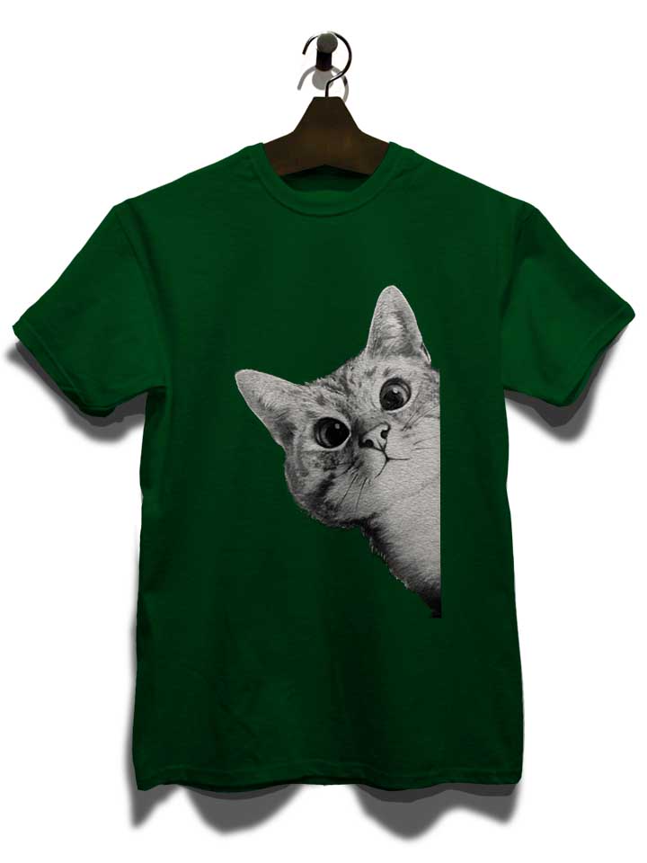 sneaky-cat-t-shirt dunkelgruen 3