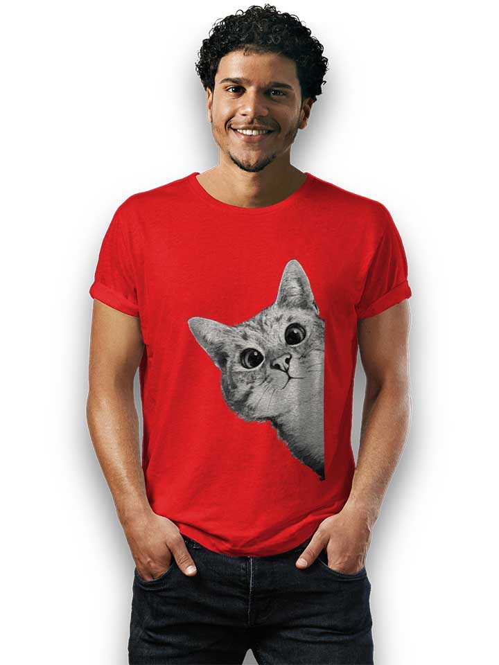 sneaky-cat-t-shirt rot 2