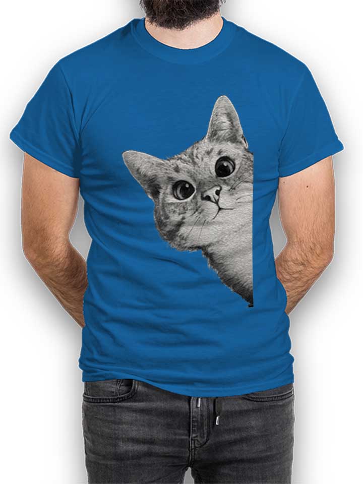 Sneaky Cat T-Shirt royal L