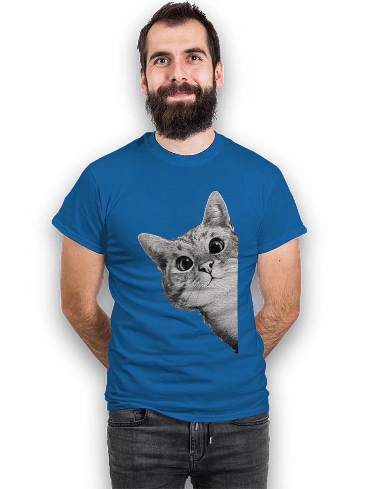sneaky-cat-t-shirt royal 2