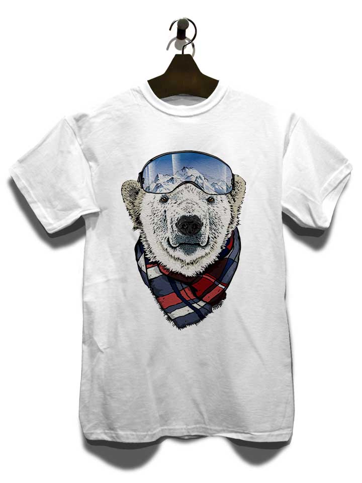 snowboard-bear-t-shirt weiss 3