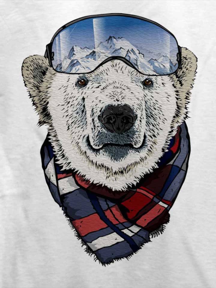 snowboard-bear-t-shirt weiss 4
