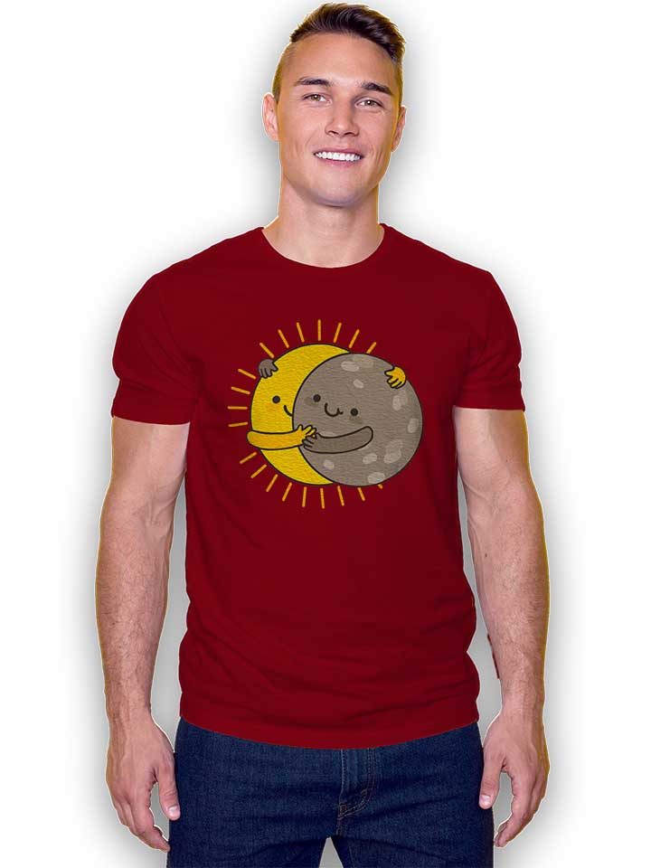 solar-eclipse-t-shirt bordeaux 2