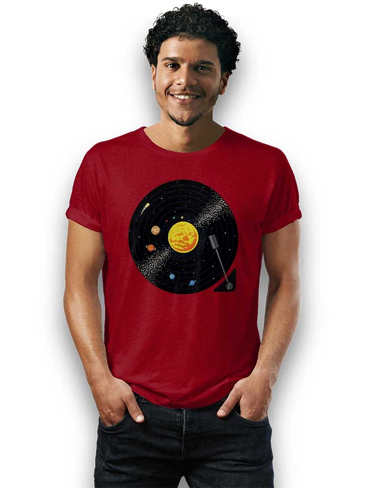 solar-system-vinyl-record-t-shirt bordeaux 2