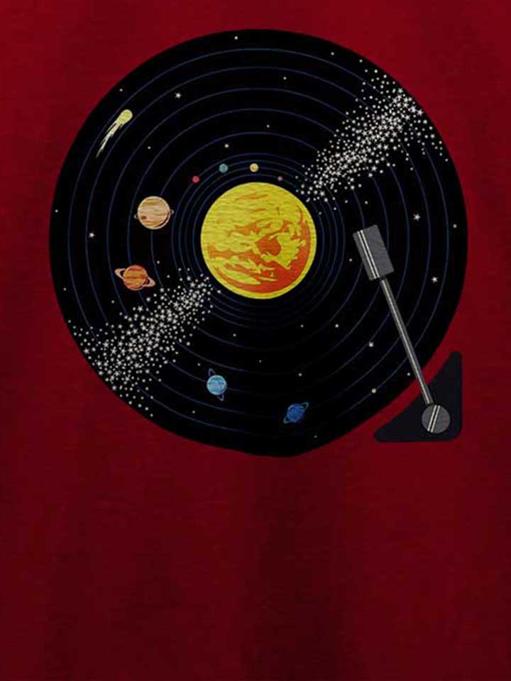 solar-system-vinyl-record-t-shirt bordeaux 4