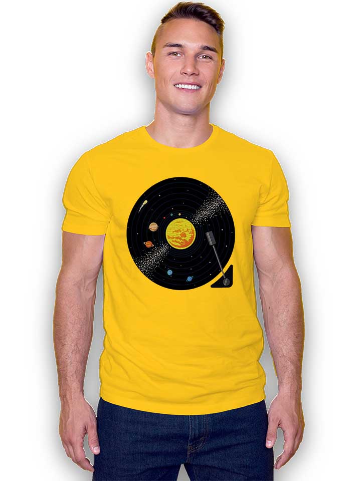 solar-system-vinyl-record-t-shirt gelb 2