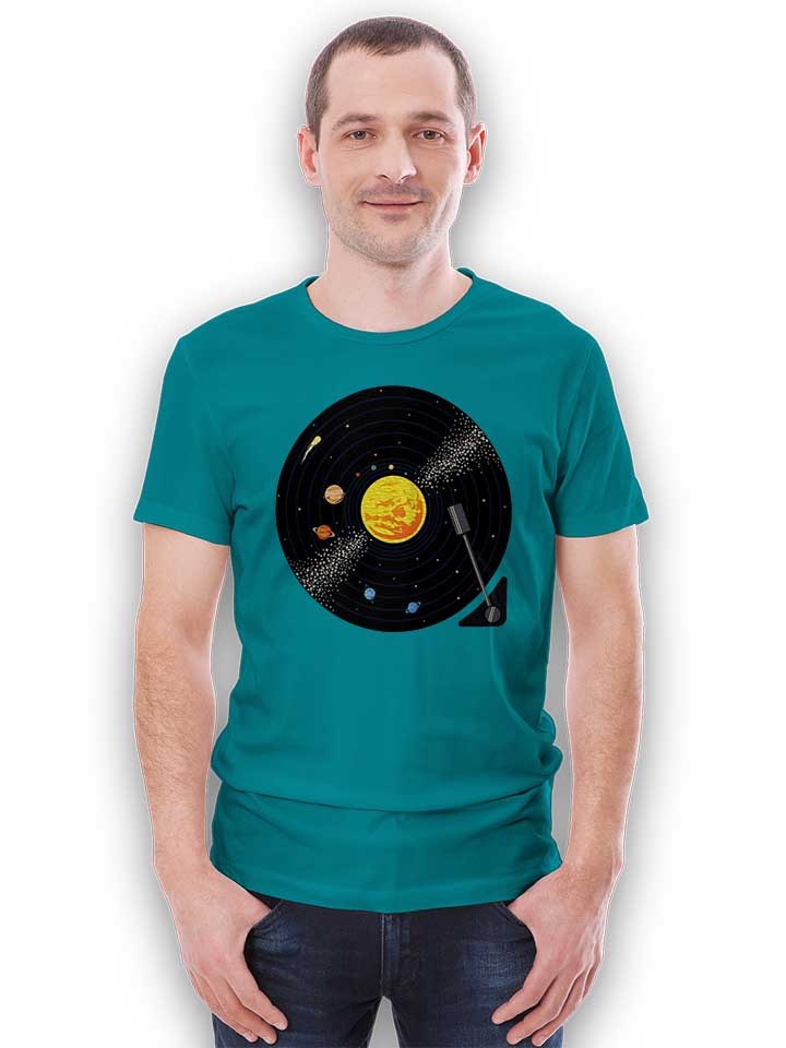 solar-system-vinyl-record-t-shirt tuerkis 2