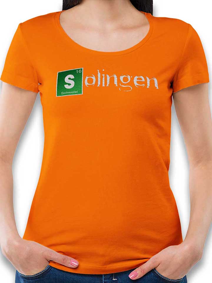 solingen-damen-t-shirt orange 1