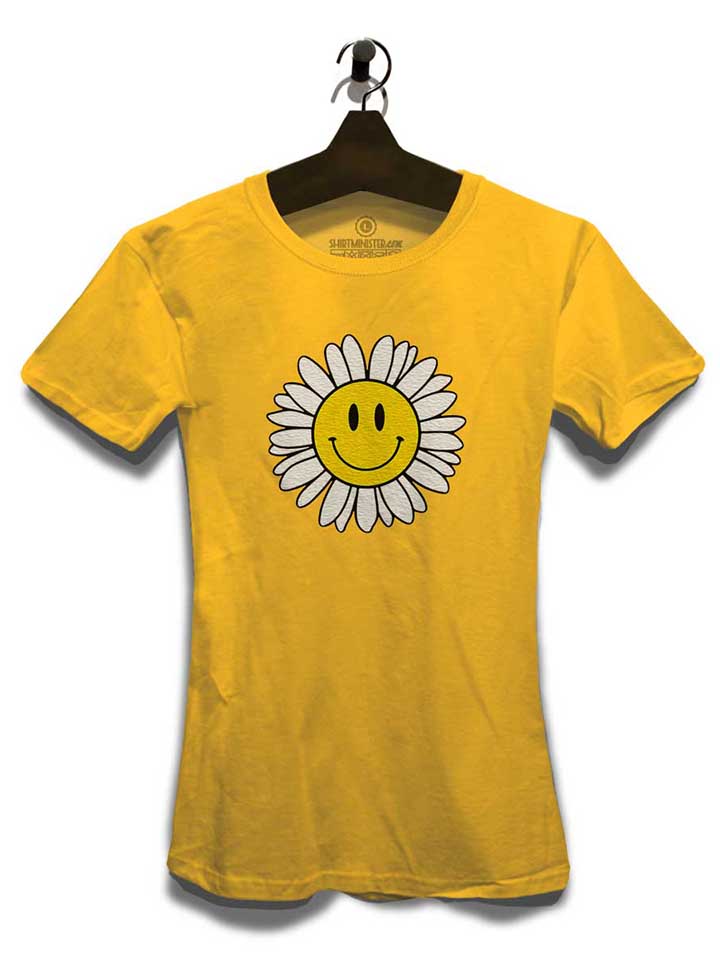 sonnenblumen-smiley-damen-t-shirt gelb 3