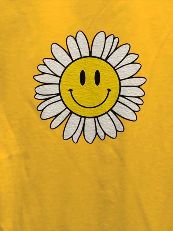 sonnenblumen-smiley-damen-t-shirt gelb 4