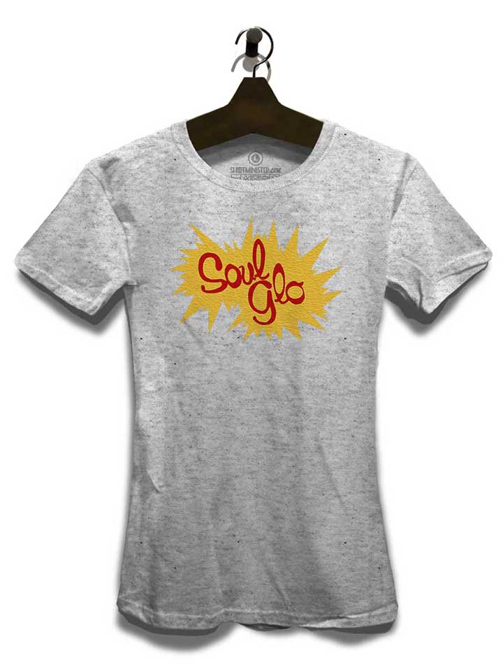 soul-glo-logo-damen-t-shirt grau-meliert 3