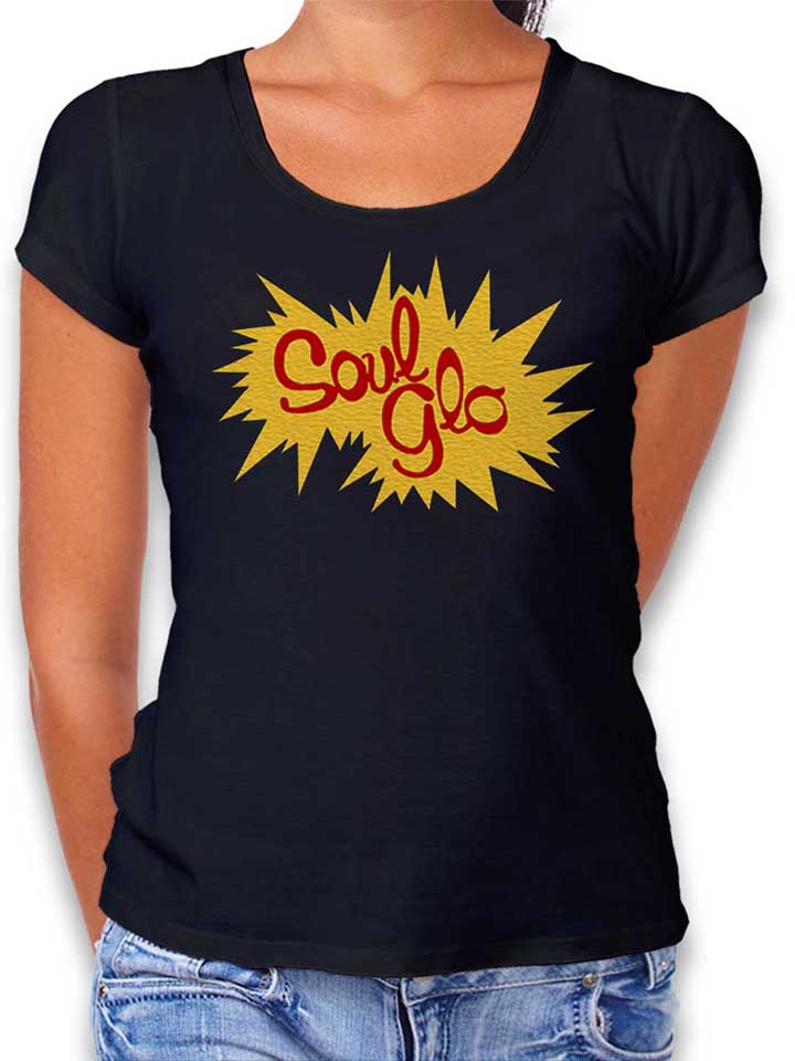 soul-glo-logo-damen-t-shirt schwarz 1