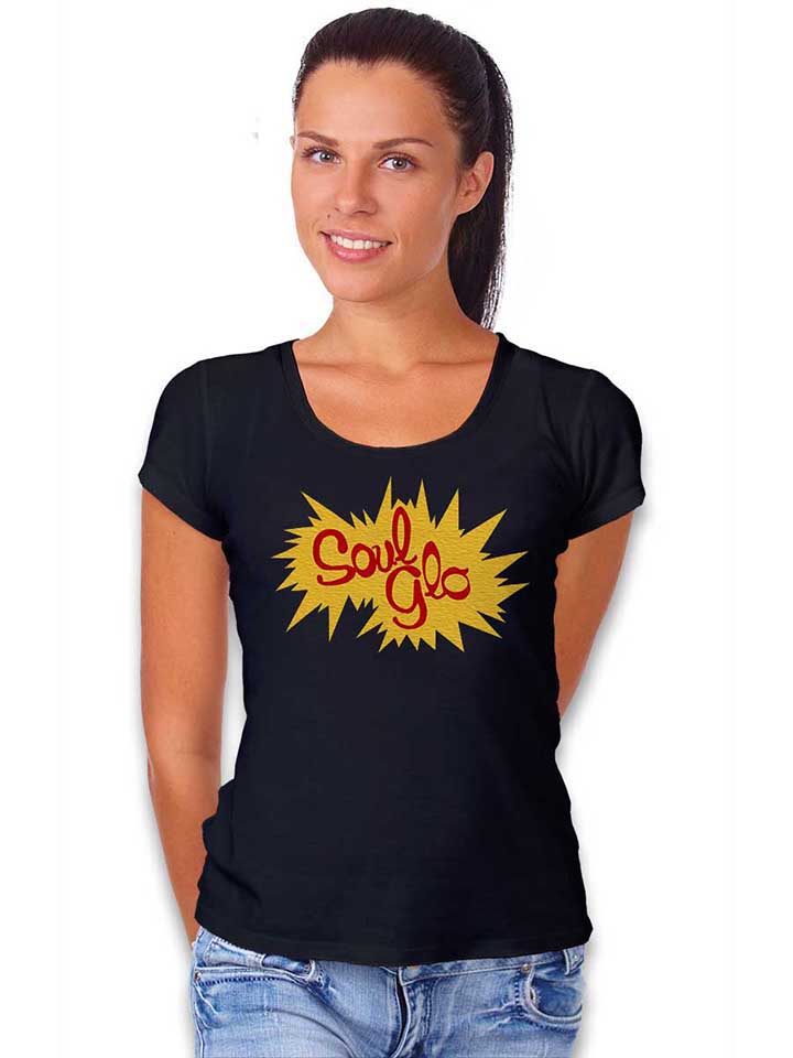 soul-glo-logo-damen-t-shirt schwarz 2