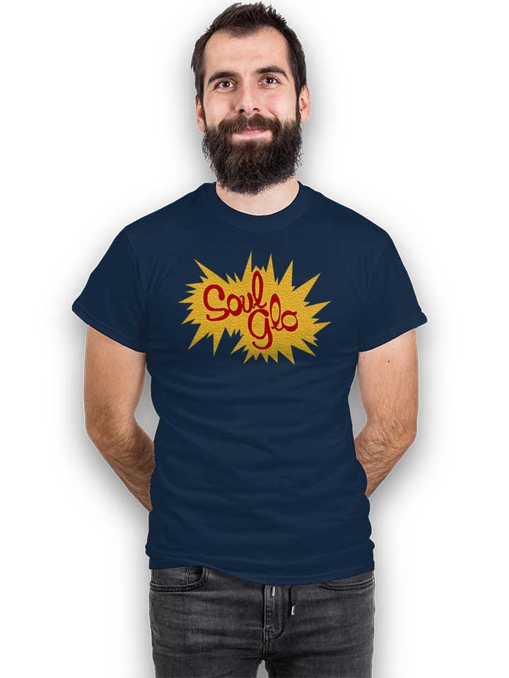 soul-glo-logo-t-shirt dunkelblau 2