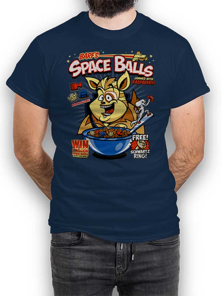Space Balls Cereals T-Shirt dunkelblau L