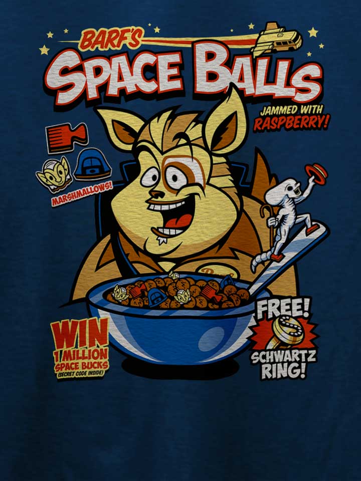 space-balls-cereals-t-shirt dunkelblau 4