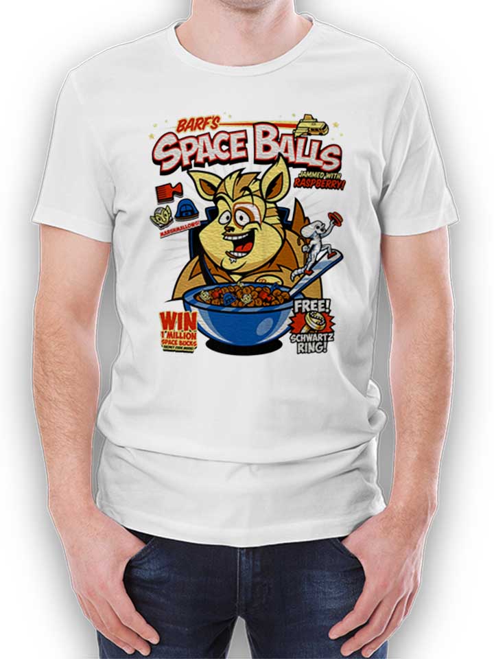 Space Balls Cereals T-Shirt bianco L