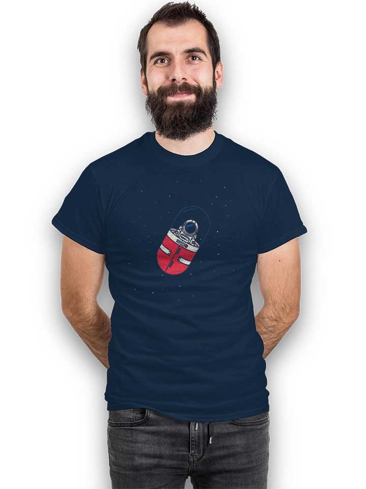 space-capsule-t-shirt dunkelblau 2