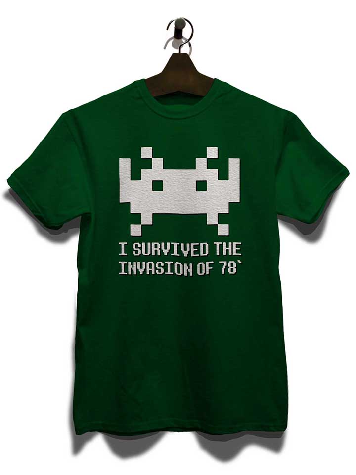 space-invader-78-t-shirt dunkelgruen 3