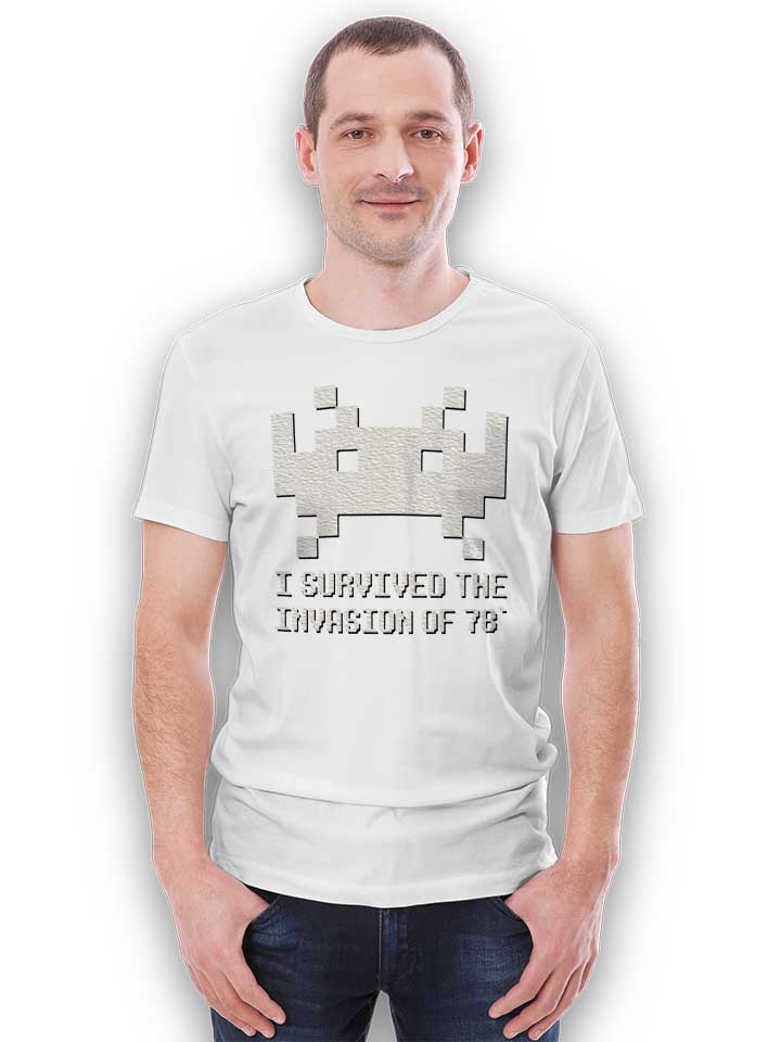 space-invader-78-t-shirt weiss 2